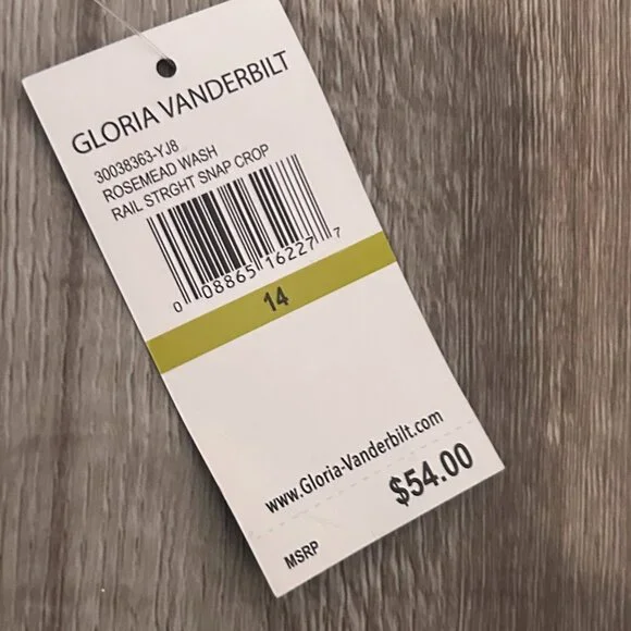 Gloria Vanderbilt Rail Straight Jeans - Picture 6 of 6